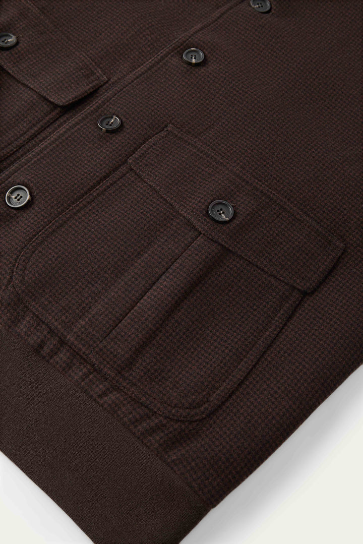 Zaydan Checked Wool Blouson