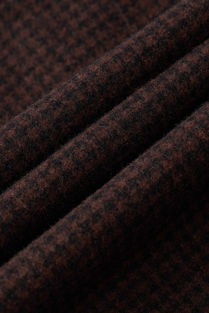 Zaydan Checked Wool Blouson