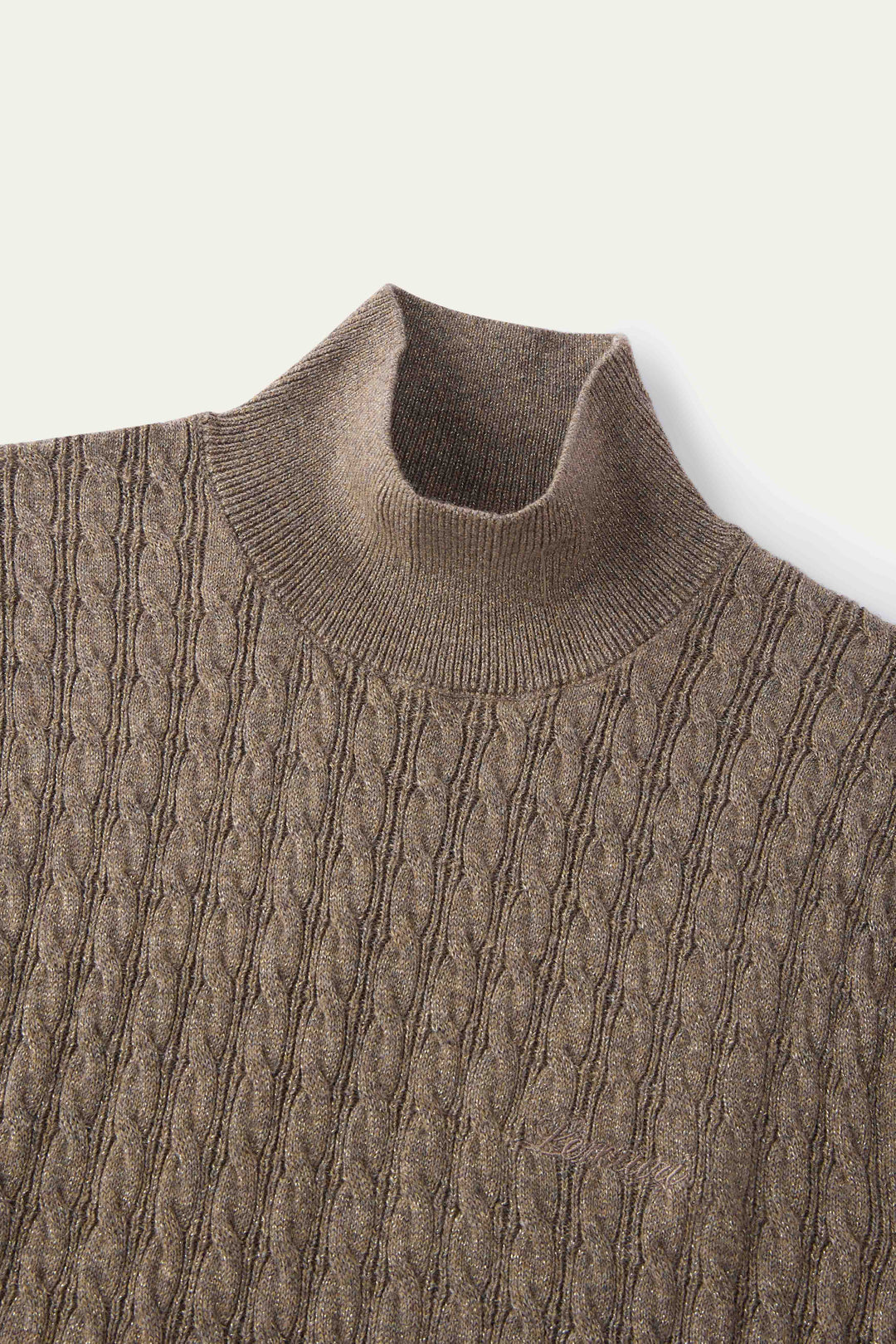 NAJWA CABLE-KNIT WOOL VEST