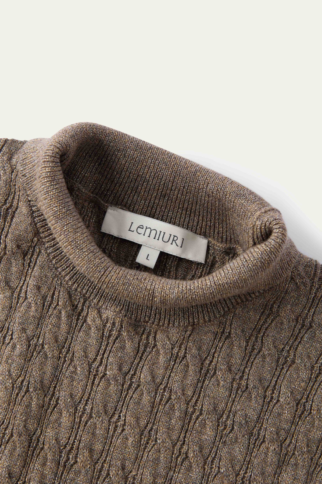 NAJWA CABLE-KNIT WOOL VEST