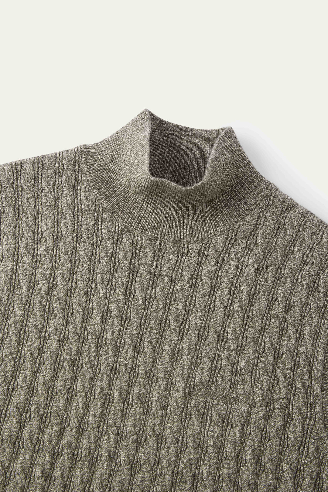 NAJWA CABLE-KNIT WOOL VEST