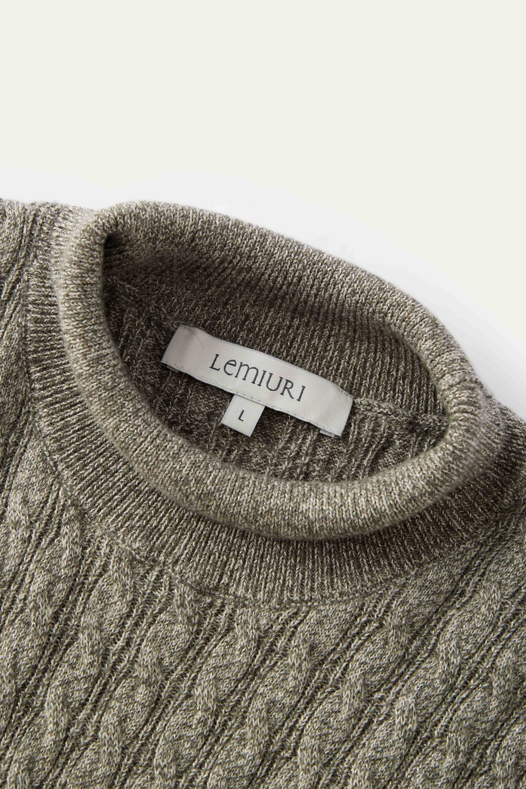 NAJWA CABLE-KNIT WOOL VEST