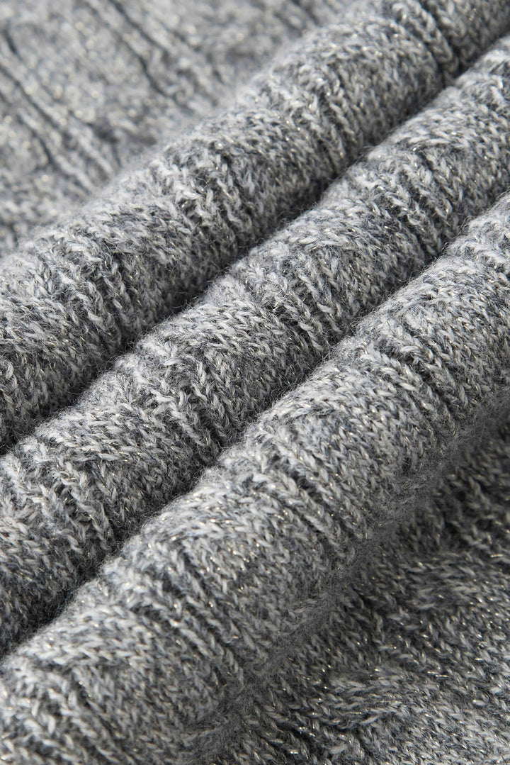 NAJWA CABLE-KNIT WOOL VEST
