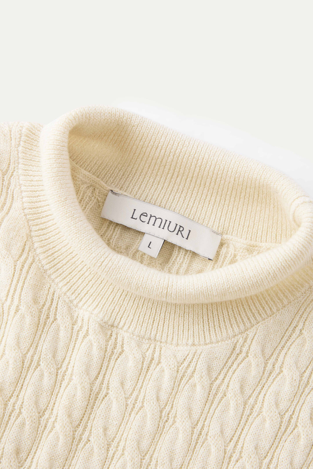 NAJWA CABLE-KNIT WOOL VEST