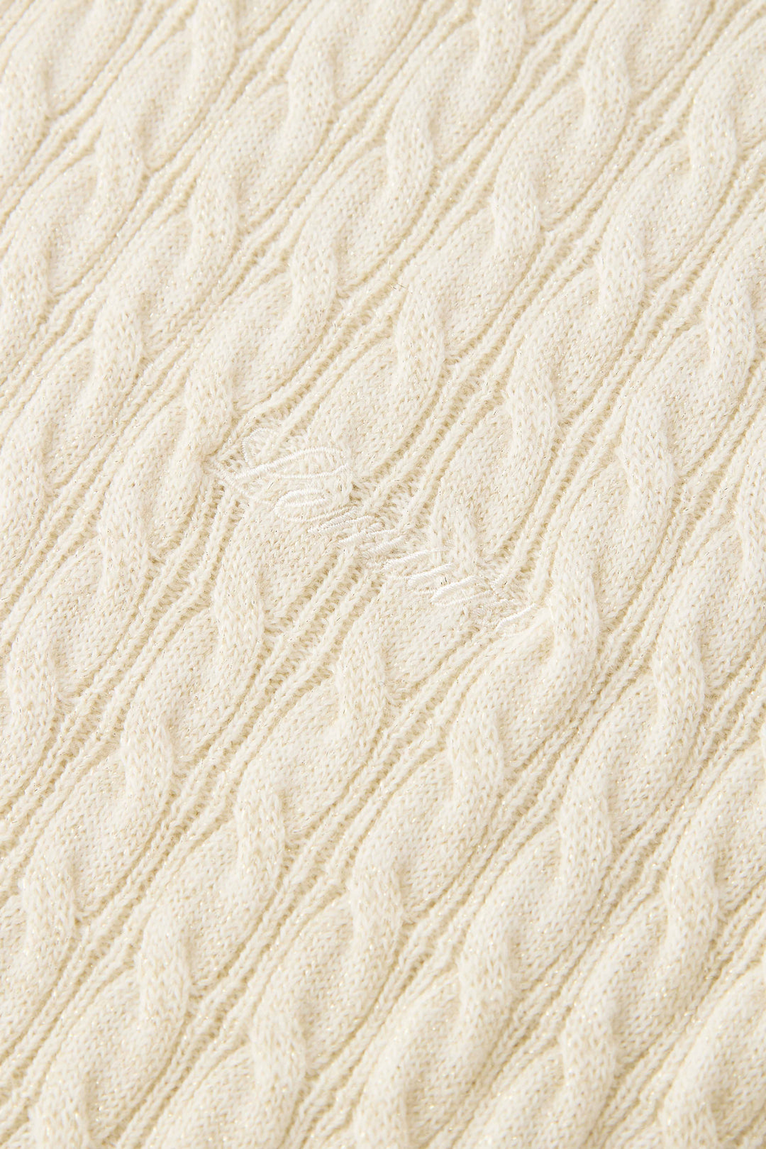 NAJWA CABLE-KNIT WOOL VEST