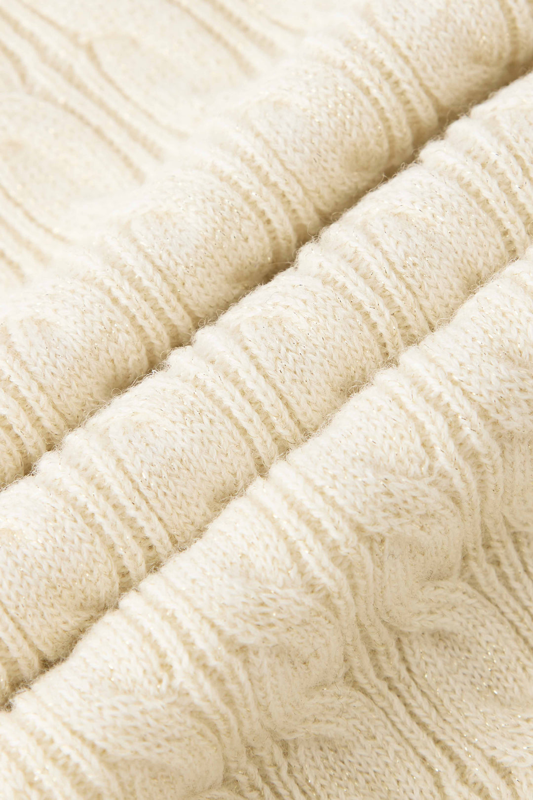 NAJWA CABLE-KNIT WOOL VEST