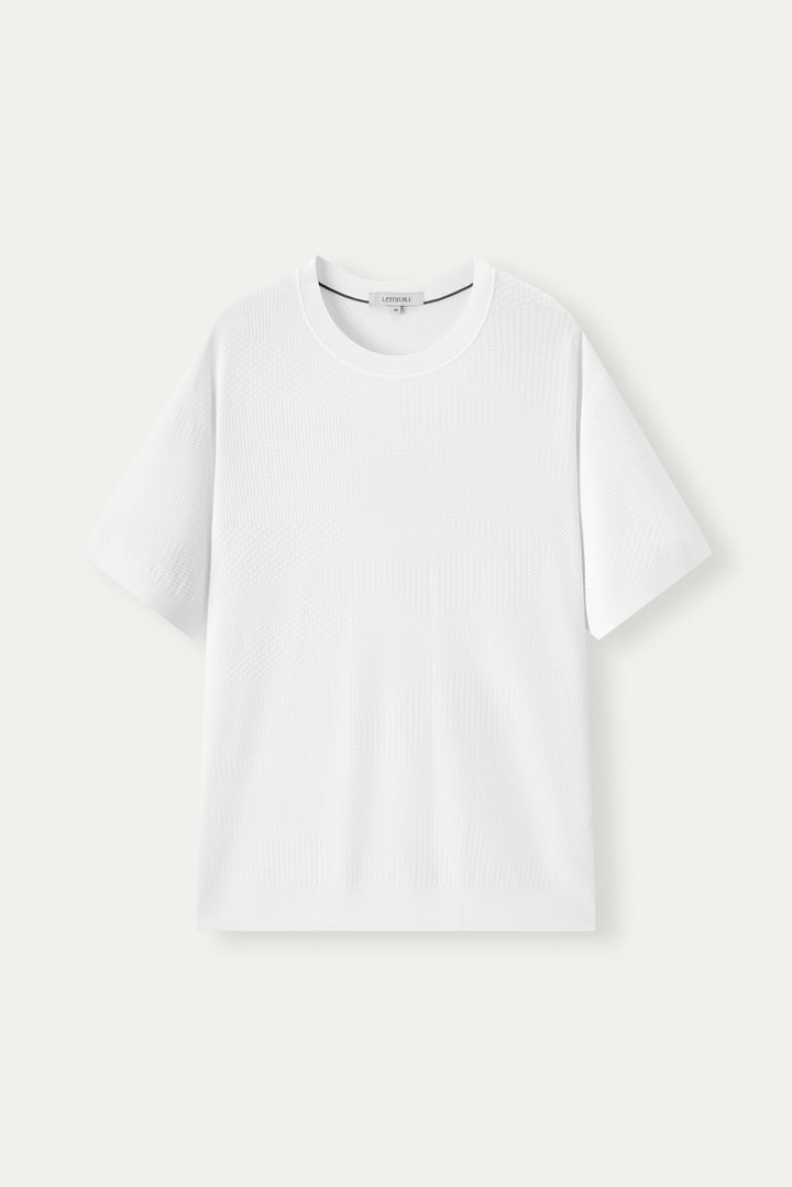 Arco Textured Knit T-Shirt