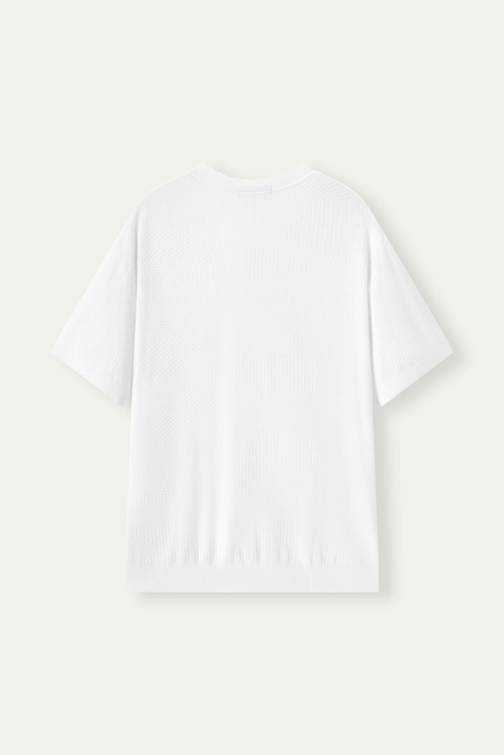 Arco Textured Knit T-Shirt